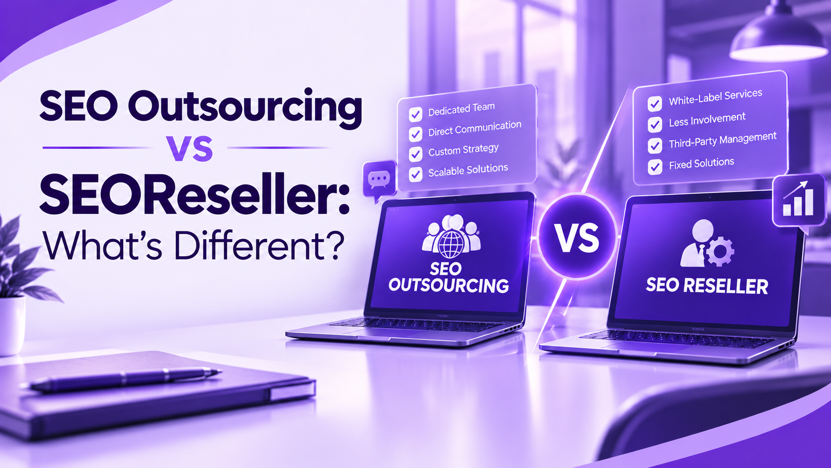 SEO Outsourcing vs SEOReseller comparison for agencies