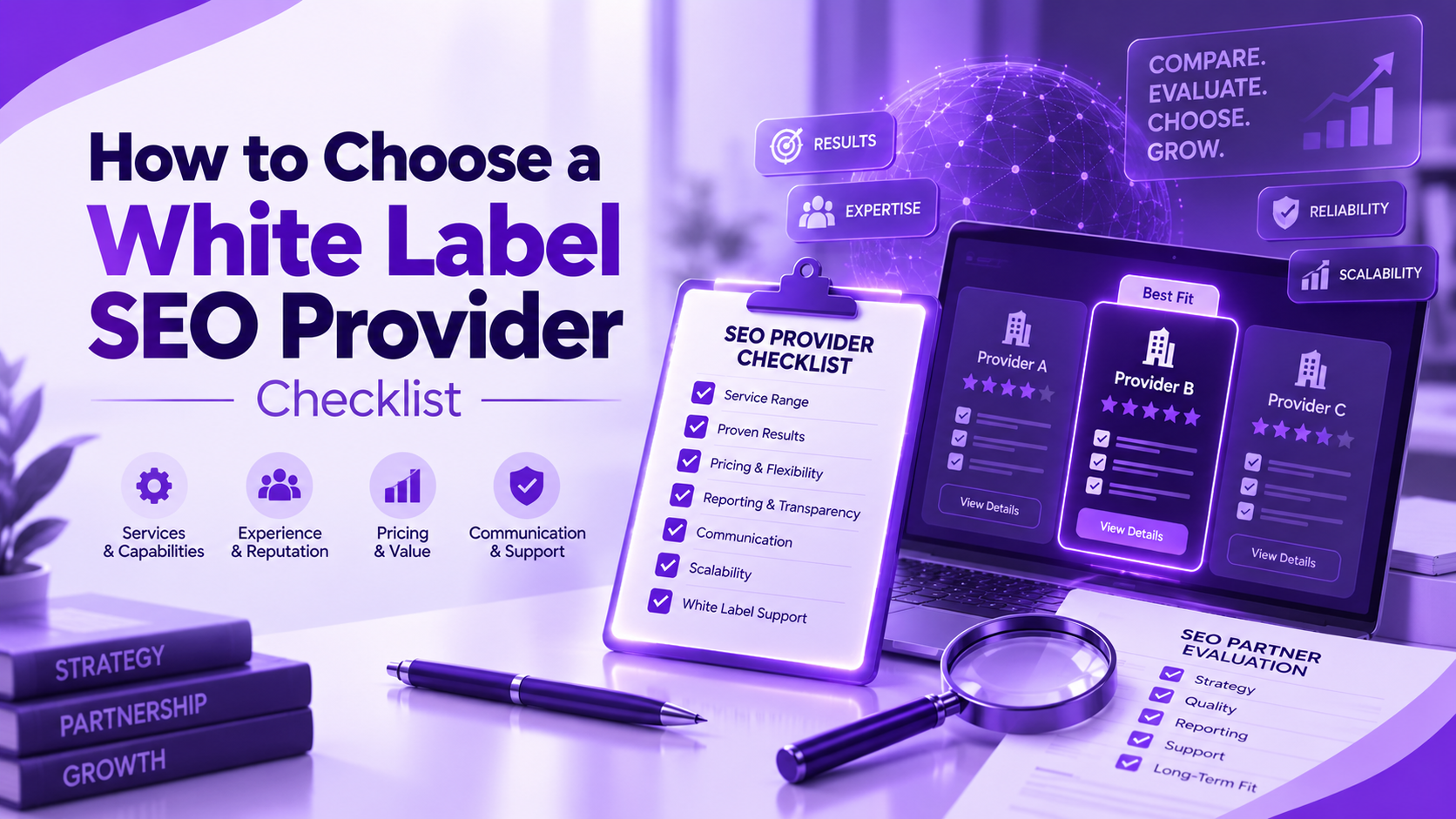 Checklist for how to choose a white label SEO provider