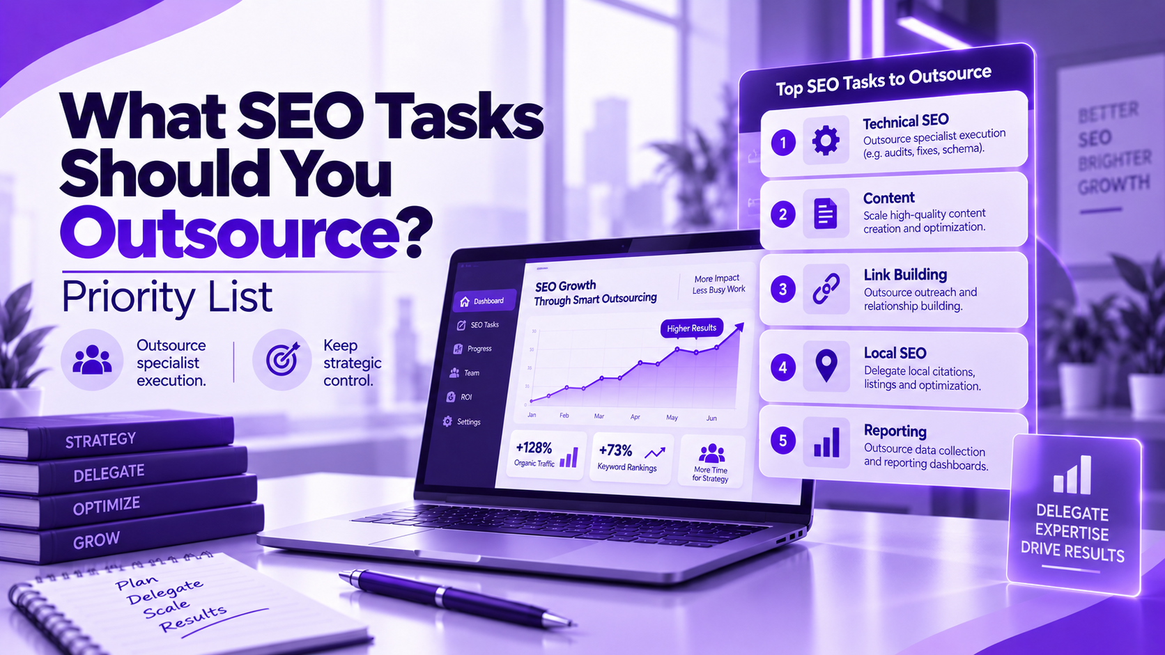 What SEO tasks should you outsource, priority list
