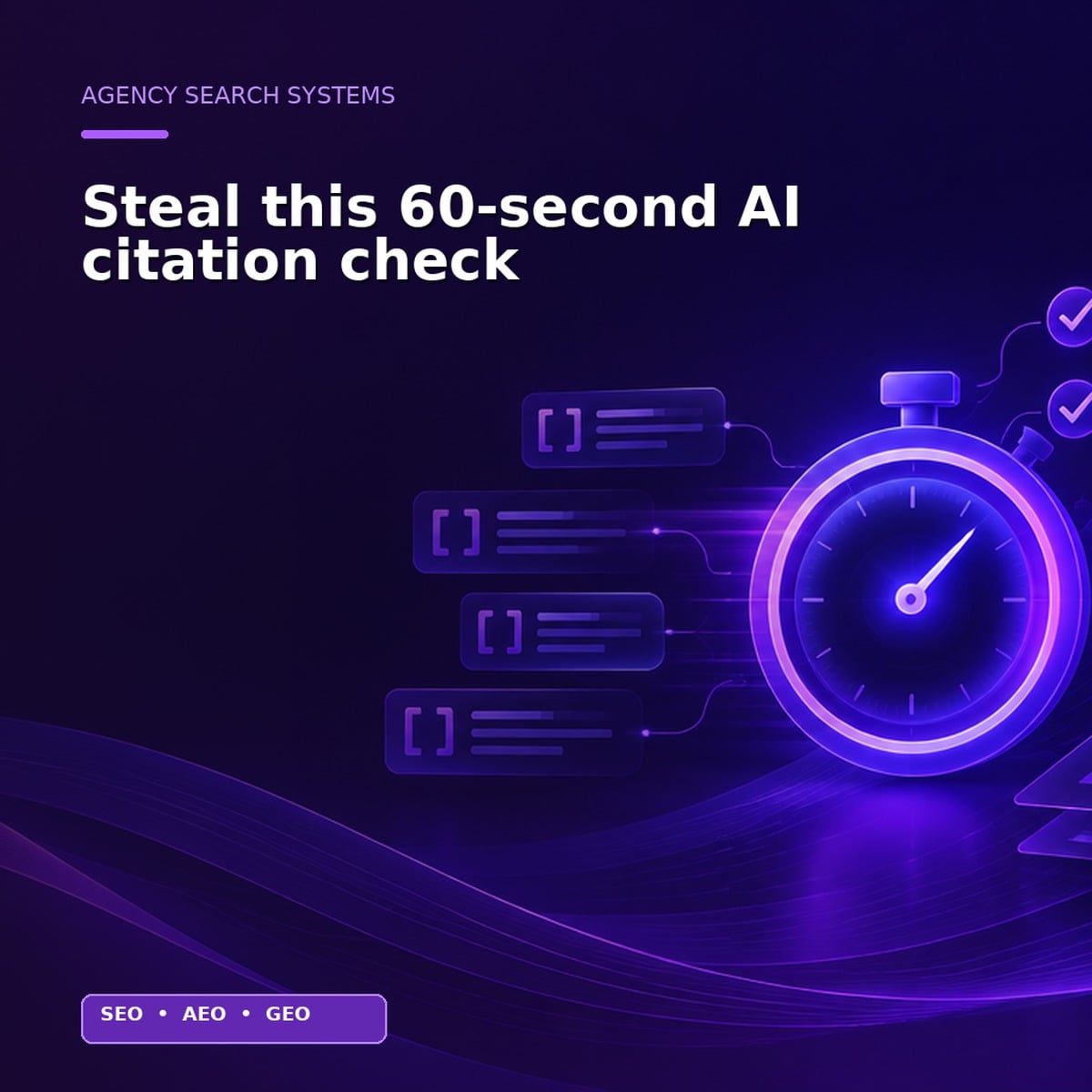 AI Citation Audit Checklist for ChatGPT, Perplexity, and AI Overviews