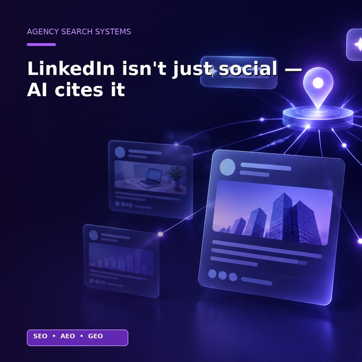 LinkedIn-as-GEO Playbook for Agency Founders