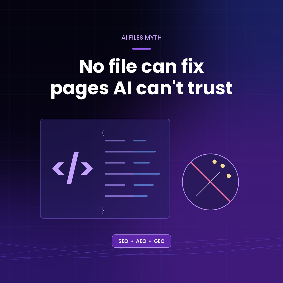 No file can fix pages AI can't trust