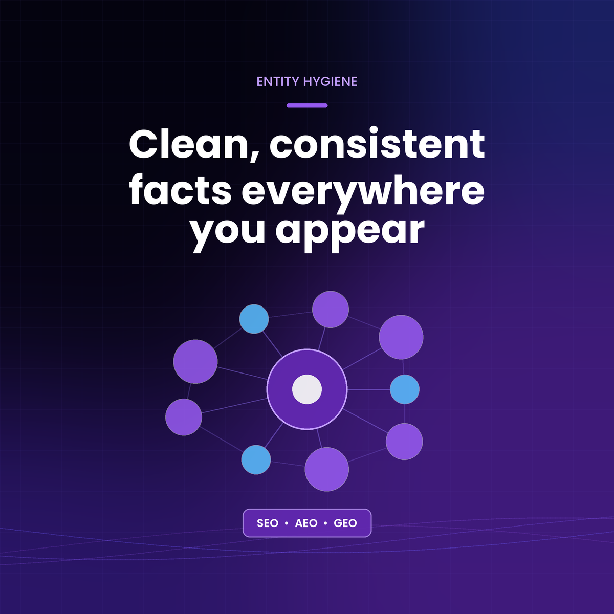 Clean, consistent facts everywhere you appear